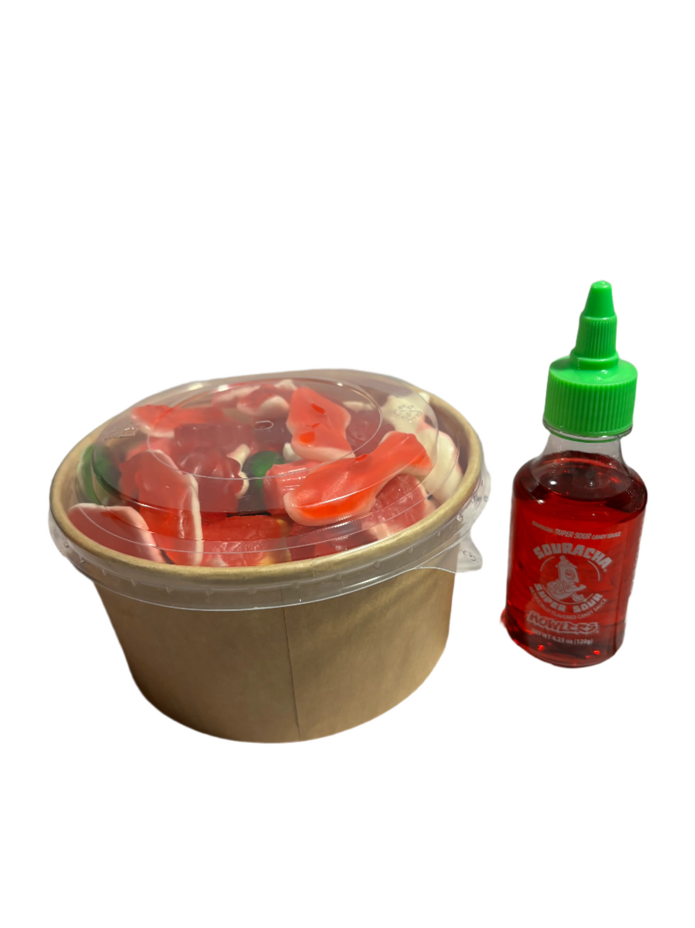 Candy Salads with Souracha Sauce